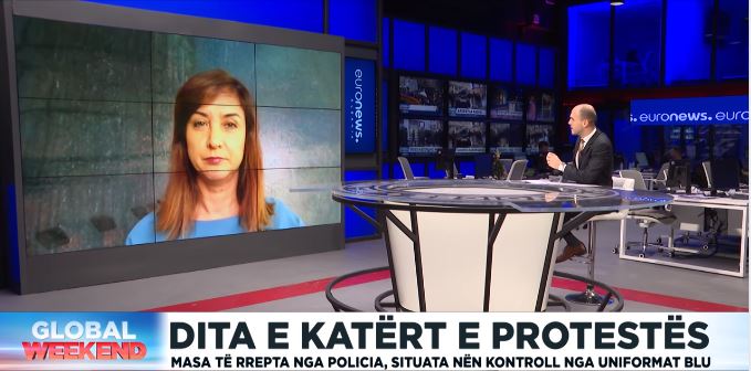 Intervista e Avokatit të Popullit znj. E. Ballanca në TV Euronews Albania